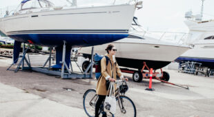 Two Women, Two Bikes, Two Lunchboxes